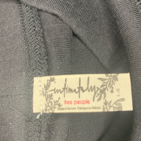 Intamilty free free people mock neck long sleeve tshirt , thermal - Picture 4 of 9